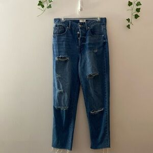 Woman’s skinny jeans